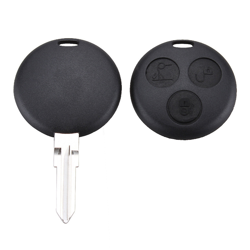 AS002007 Remote Key Shell Fits for Mercedes Benz SMART Fortwo 3 Buttons Keyless Entry Fob Case Cover Housing CITY ROADSTER Forfour