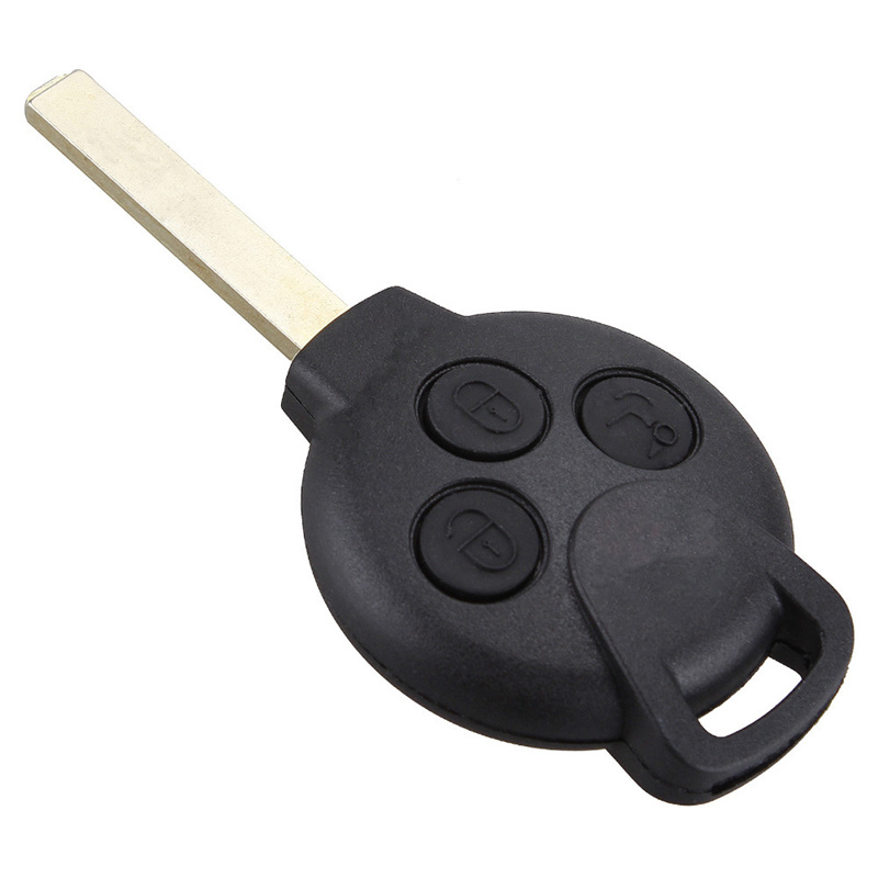AS002002 NEW BRAND NEW REPLACEMENT Shell Smart Remote Key Case Fob 3 Button For Benz SMART Fortwo No Logo
