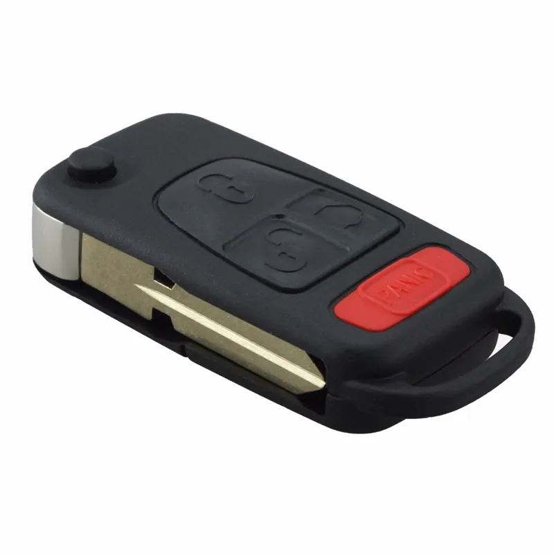 AS002021 3 +1 Button Flip key shell HU39 Blade For MERCEDES BENZ ML320 ML350 ML55 SLK230 AMG