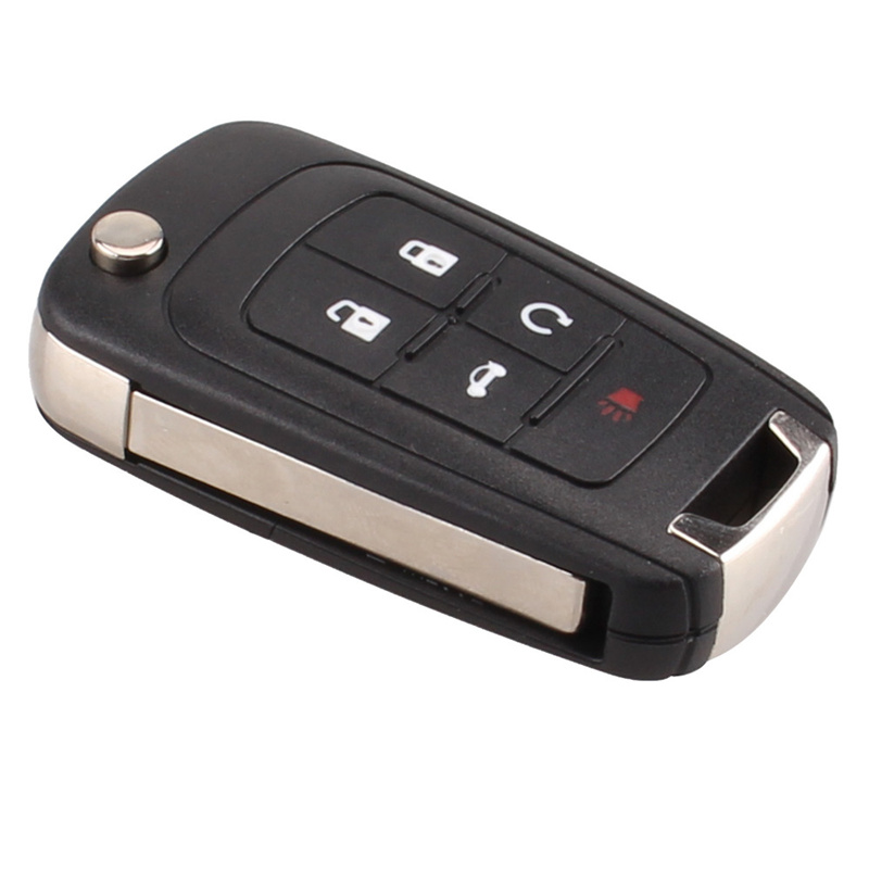 AS013008 Flip Folding Remote Key Shell 5 Buttons for Buick Excelle Verano LaCrosse Regal