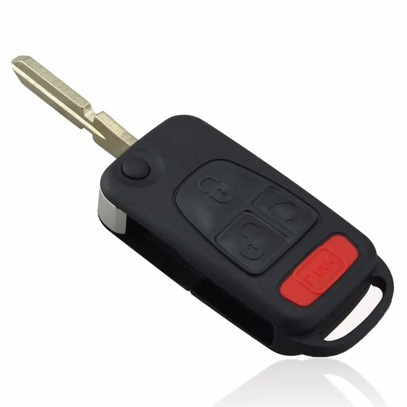 AS002021 3 +1 Button Flip key shell HU39 Blade For MERCEDES BENZ ML320 ML350 ML55 SLK230 AMG