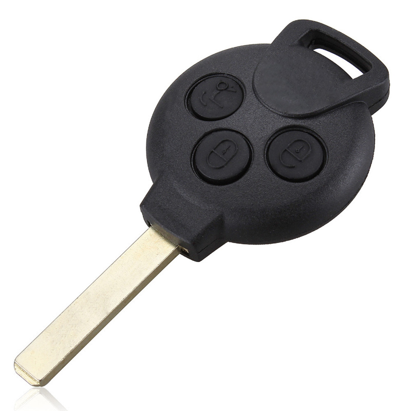 AS002002 NEW BRAND NEW REPLACEMENT Shell Smart Remote Key Case Fob 3 Button For Benz SMART Fortwo No Logo