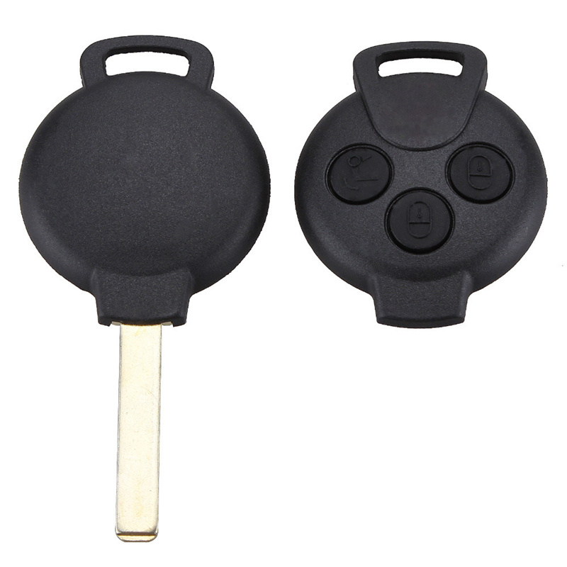 AS002002 NEW BRAND NEW REPLACEMENT Shell Smart Remote Key Case Fob 3 Button For Benz SMART Fortwo No Logo