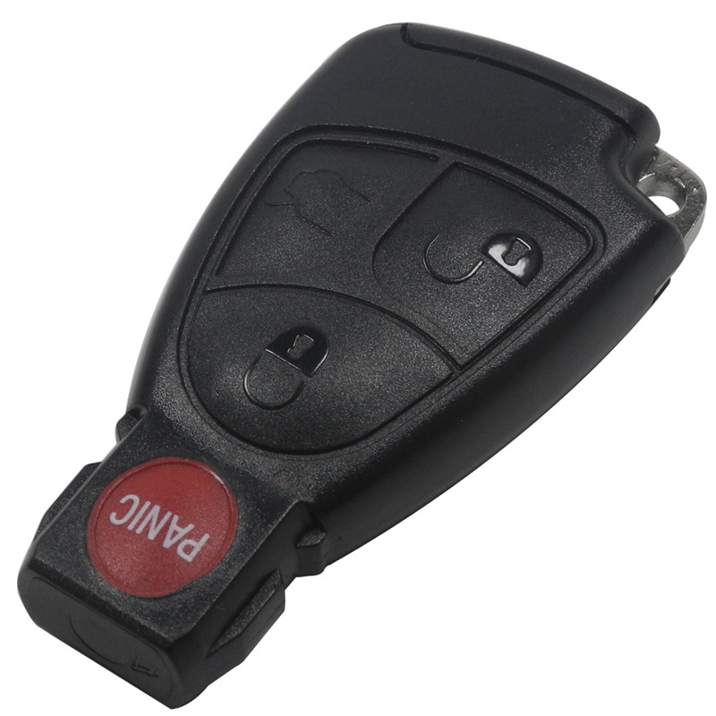 AS002011 3+1 buttons Remote Keyless Smart Key fob Case Shell With Battery Holder clip for Mercedes For Benz