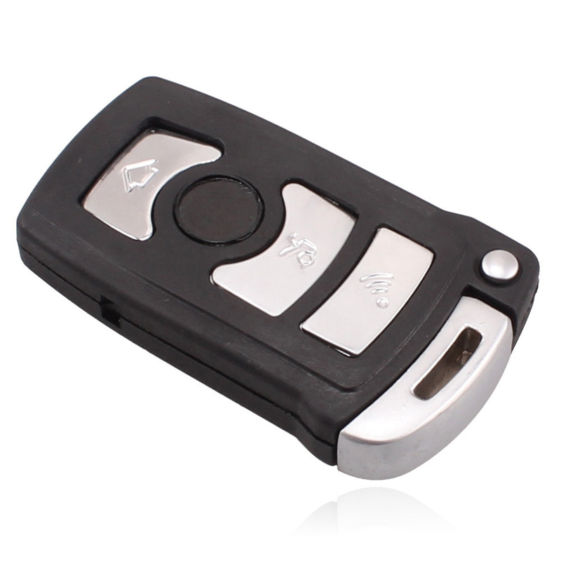 AS006012 Car Key For BMw 7 Series 4 Button Smart Card Remote Key Shell With Smart Key