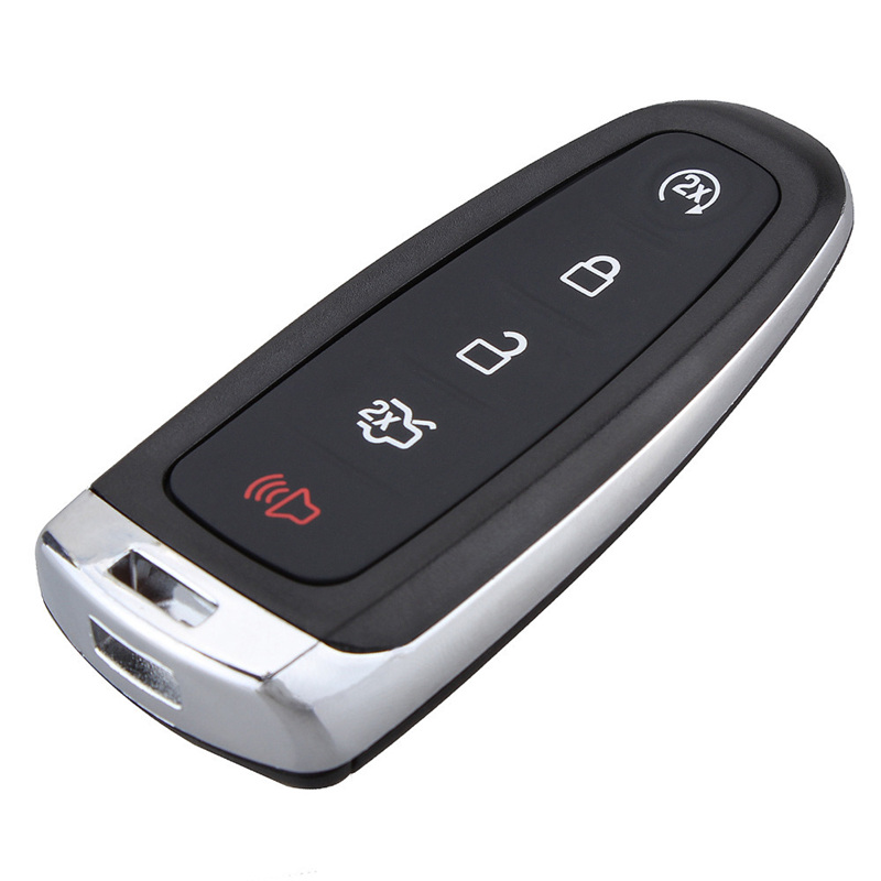AS018002 NEW Keyless Shell Smart Remote Key Case Fob For Ford Lincoln 5 Button