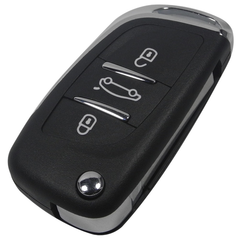 AS009037 for PEUGEOT 406 407 408 307 107 207 Partner CE0536 Modified car key cover 3 button HU83