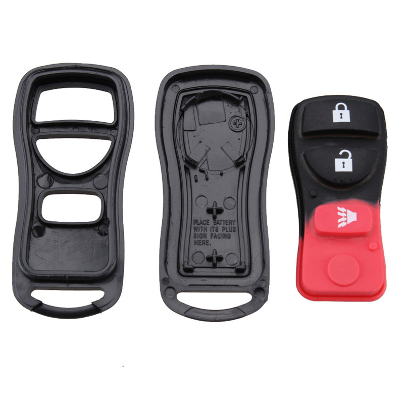 AS027017 NEW 3 button remote key shell case for Nissan Tiida LIVINA X-Trail QASHQAI Paladin