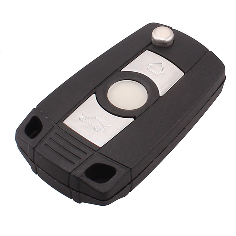 AS006004 BMW Modified Flip Remote Key Shell 3 Buttons Empty Case With HU58 Folding Blade