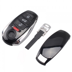 AS001024 3+1 Panic Remote Key Case Replacement Shell Cover Fob For VW Touareg