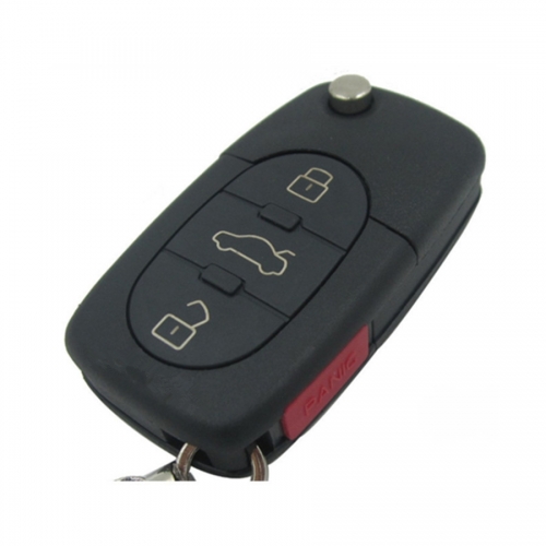 AS001004 Round for VW Remote Control Shell 3+1 Button Exclude Flip Head