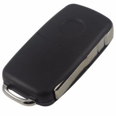 AS001022 3 Button Flip Fob Remote Folding Key Shell for VW Tiguan Golf