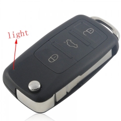 AS001008 3+ 1 Panic 4 Buttons Flip Remote Key Shell fit for VOLKSWAGEN VW Touareg