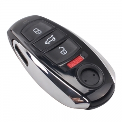 AS001024 3+1 Panic Remote Key Case Replacement Shell Cover Fob For VW Touareg