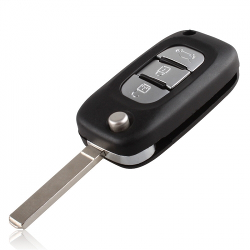 AS010018 Auto Flip Remote Key Shell 3 button for Renault VA2