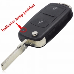 AS001023 Remote Key Shell New 2 Button For VW Tiguan Sharan