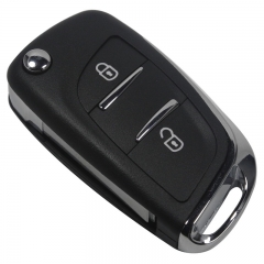 AS009036  for PEUGEOT 406 407 408 307 107 207 Partner CE0536 Modified car key cover 2 button HU83