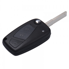 AS017006 3 Buttons Replacement Remote Car Key FOB Shell For Fiat Punto Grande Bravo Stilo Idea