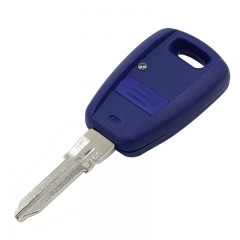 AS017004 New 1 Button Blade Remote Key Case For Fiat Stilo Punto Seicento Fob Blue Blank Car Cover Shell GT15R