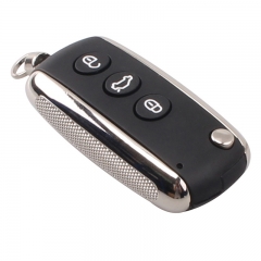 AS012001 Replacement New 3 Button Key Remote Blank Case Shell Cover Fob For Bentley Replacement Remote Key