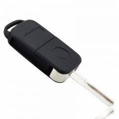 AS002004 Uncut Blade Key Case For 2 Buttons Mercedes For Benz A C E S Flip Folding Remote Key Shell 2 Track HU64 Blade With Logo