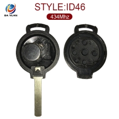 AK002026 3 Buttons 434MHZ Remote Key for Mercedes for Benz Smart With ID46 Immoblizer Chip for MB Complete Car Key