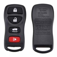 AS027014 4 Buttons Replacement Remote Key Blank Shell Case Fob For Nissan Armada Sentra