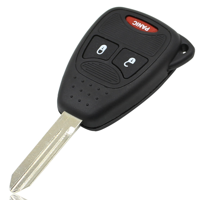 AS015022 2+1 Button Remote Combo Key case for Chrysler Dodge Jeep 3 Button New