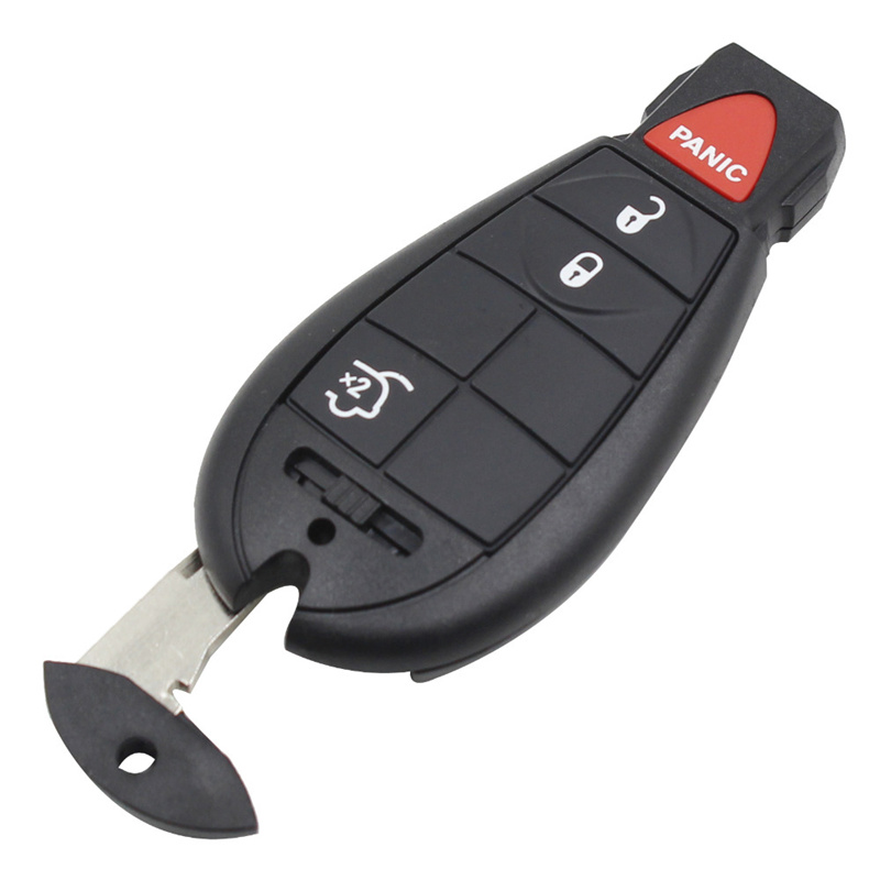 AS015031 4 Buttons Remote Case Smart Key Shell For Chrysler Jeep Commander Grand Cherokee Replacement Fob