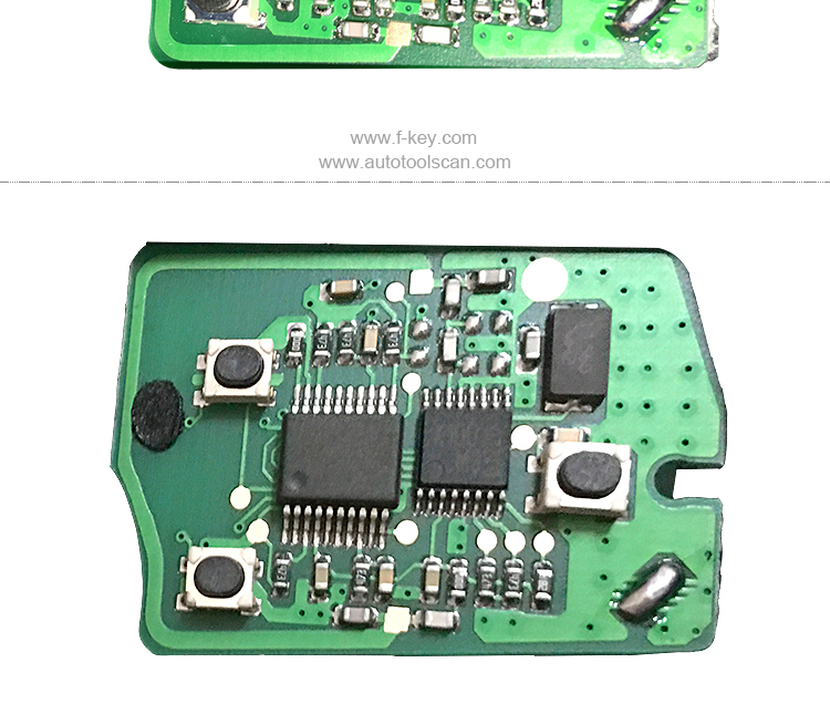 AK028018 FOR Opel Andra 3 Button Flip Remote Key 433MHZ