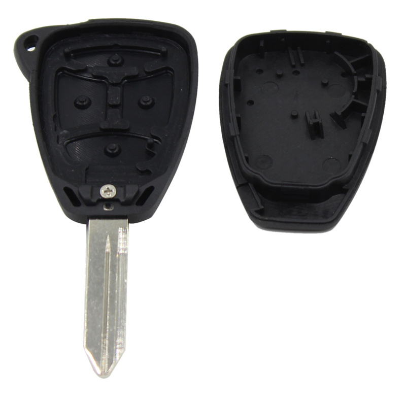 AS015023 New 4 ( 3 + 1 ) Buttons Remote car key shell case with Pad cover for Chrysler Aspen Dodge Dakota Jeep Grand Cherokee
