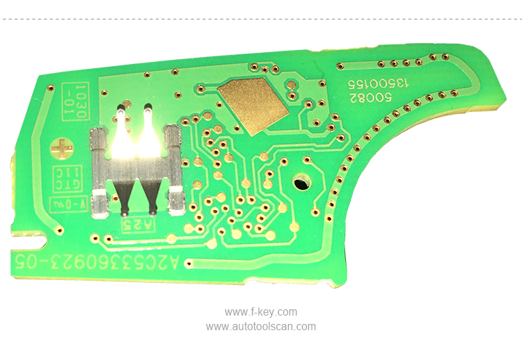 AK028017 For Opel GM 2 button flip remote key board 433MHZ iD46(PCF7937E)