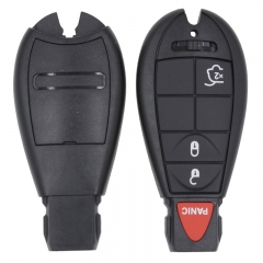 AS015031 4 Buttons Remote Case Smart Key Shell For Chrysler Jeep Commander Grand Cherokee Replacement Fob