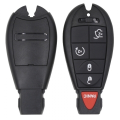 AS015032 5 Button Pad Car Key Shell For Dodge Chrysler For Jeep Commander Grand Cherokee Smart Remote Key Case