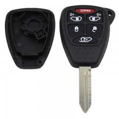 AS015036 Remote 6 ( 5 + 1 ) Buttons Remote Car Key Shell Cover For Dodge For Chrysler