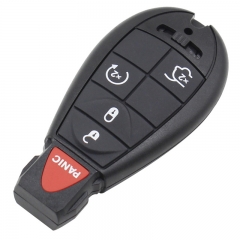 AS015032 5 Button Pad Car Key Shell For Dodge Chrysler For Jeep Commander Grand Cherokee Smart Remote Key Case