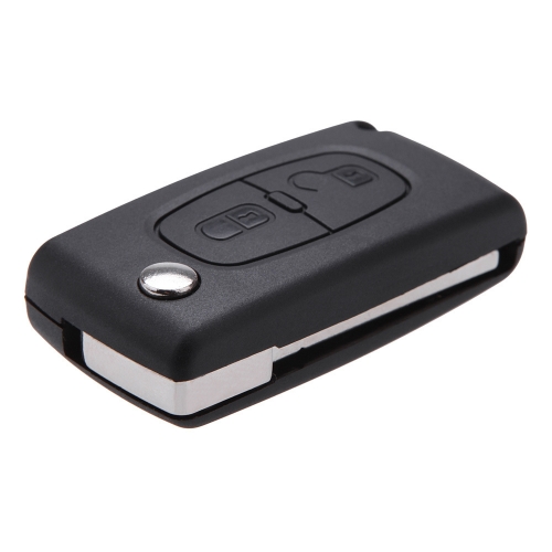 AS016010 2 Button Remote Flip Folding Key Shell Case For Citroen C2 C3 C4 C5 C6 C8 VA2 Blade