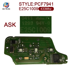 AK016026 for Citroen 3 Button 433MHz ID46 PCF7941 0523 ASK  E25C1009