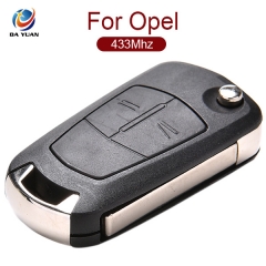 AK028019  2 Button Remote Car Key Fob 433Mhz PCF7941 for Vauxhall Opel Corsa D 2007-2012
