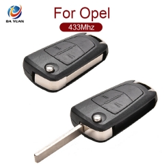 AK028019  2 Button Remote Car Key Fob 433Mhz PCF7941 for Vauxhall Opel Corsa D 2007-2012