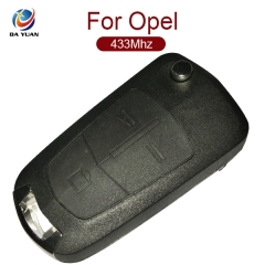 AK028018 For Opel Andra 3 Button Flip Remote Key 433MHZ