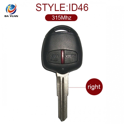 AK011015 For Mitsubishi 2 button remote key (MIT11) 315MHZ ID46