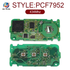 AK011018 for Mitsubishi outlander 3 Button smart card 434MHZ (PCF7952) ID46  G8D-644M-KEY-E