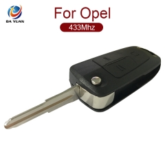 AK028018 For Opel Andra 3 Button Flip Remote Key 433MHZ