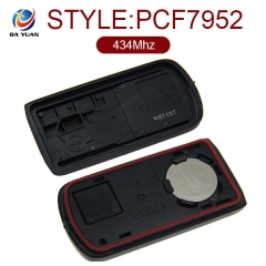 AK011018 for Mitsubishi outlander 3 Button smart card 434MHZ (PCF7952) ID46  G8D-644M-KEY-E