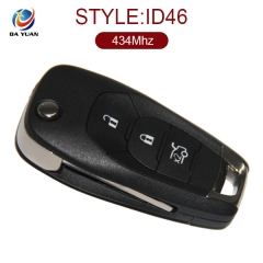 AK014038 for Chevrolet Cruze Flip Key 3 Button 434MHz ID46