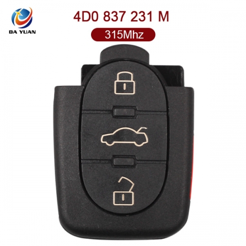 AK008006 for Audi 3+1 Button 4D0 837 231 M 315MHZ For Europe South America