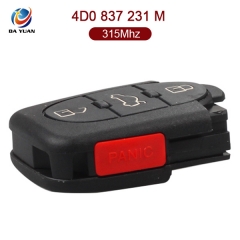 AK008006 for Audi 3+1 Button 4D0 837 231 M 315MHZ For Europe South America