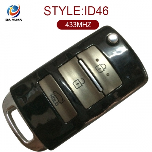 AK051011 for KIA K7 Flip Remote Key 3 Button 433MHz PCF7936