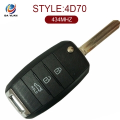 AK051006 for KIA K3 Flip Remote Key 3 Button 433MHz 4D70